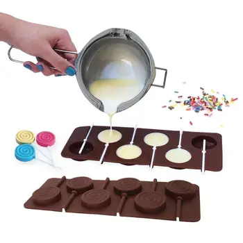Novi Prsten Lizalica Na Štap Kalup DIY Kalup Za Pečenje Silikon 3D Ručne Pop Odojak Štapići Štapiću Čokolade Čokoladna torta dekoracije Kalup