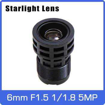 Objektiv Starlight 1/1.8 inča 5MP 6 mm s Fiksnom Blendom F1.5 Za SC4210 IP Kamera za video Nadzor s slabog Osvjetljenja Besplatna Dostava