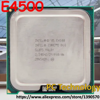 Originalni procesor Intel E4500 CPU Core 2 Duo procesor SLA95 (2 m, 2,2 Ghz, 800 Mhz) LGA775 se šalje u roku od 1 dana