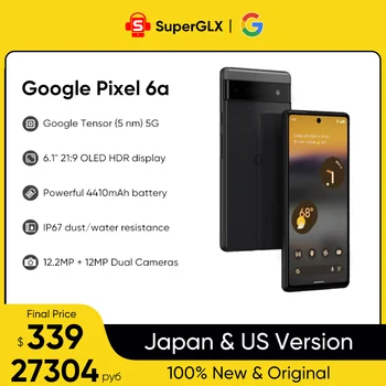 Originalni smartphone Google Pixel 6A 5G 6 GB RAM-a I 128 GB ROM-6,1 