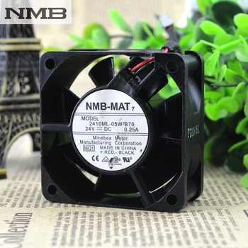 Originalni Za NMB 2410ML-05W-B70 6025 6 cm, 24-0.25 A dvostruki kuglični ležaj 6800 o/min 33.1 CFM