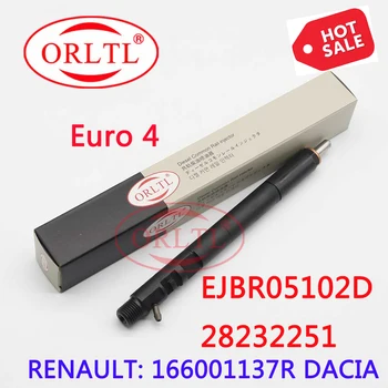ORLTL EJBR05102D (166001137R) Dizelski Common Rail Injektora Sklop 05102D 28232251 za motor Delphi DACIA LOGAN Euro 4