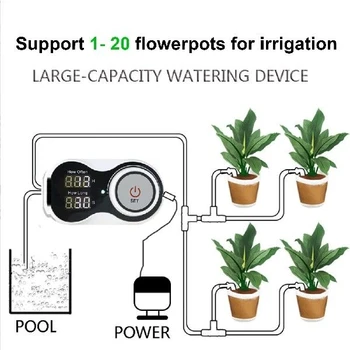 Pametna Kapanje Sustav Automatski Uređaj Za Zalijevanje Vrijeme Zalijevanje Uređaj Za Zalijevanje Vrtna Pumpa za vodu Set za Zalijevanje Biljaka u Saksiji