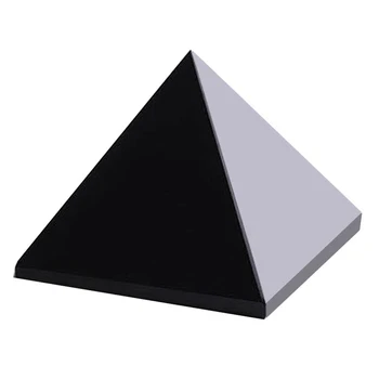 Piramida Zdrav Kristal Obrt Crna Prirodni Opsidijan Quartz Crystal Poklon Home Dekor Lijepa Sjajna Površina Izravna Dostava