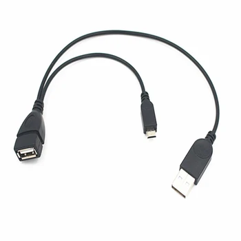 Podatkovni kabel, Micro usb OTG USB izvor napajanja OTG kabel pogodan za mobilne telefone Samsung Xiaomi Nokia