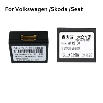 Podići VW-RЅ-08 VW-RЅ-58 Canbus Box Za Android Volkswagen i Škoda Seat Golf 5/6/Polo/Passat/jetta/Tiguan/Touran DVD Car player
