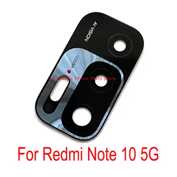 Pomoćni Dio Objektiva sa Stražnje Kamere Za Xiaomi Redmi Note 10 Note10 5G Stražnji Velike Glavna Kamera Stakleni Objektiv S Ljepilom Naljepnica rezervni Dijelovi Za Popravak