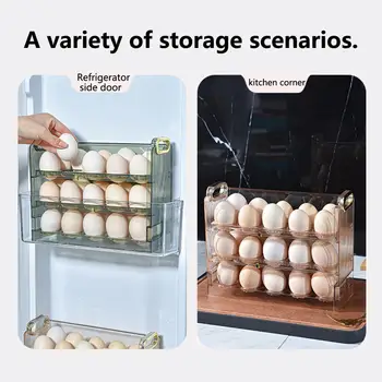 Posuda Za jaja je Vidljiv Lagani Kompaktni Skala Vremena Posuda Za Jaja Hladnjak i Kutija Za Skladištenje Jaja Stalak Za Prtljagu Jaja