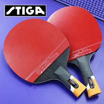 Pravi STIGA Carbon Pro 6 ZVJEZDICA Reket za Stolni Tenis Raketa za Ping-Pong s Наручами Карбоновое Nož za Stolni Tenis