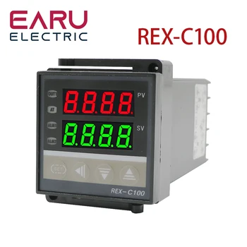 Prediktivni Regulator temperature REX-C100 PID Univerzalni Termostat REX-C100 SSR Relejni izlaz Univerzalni Ulaz tipa K PT100 J