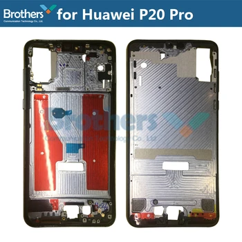 Prednji Okvir za Huawei P20 Pro LCD okvir Prednje Kućište za Huawei P20 Pro LCD Okvir bez Gumb prijenos Popravka Dio