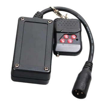 Prijenosni 3-Pin XLR Bežični Daljinski Upravljač, Prijemnik Za Dimni Maglovito Strojevi DJ Scenic Kontroler Receptora u Magli 400 W 900