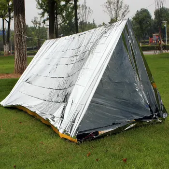 Prijenosni Hitna Šator Vanjski Kamp Disaster Deka Vreća Za Spavanje Vodootporne Toplinska Izolacija Opstanak Spasenje Privremeno Utočište
