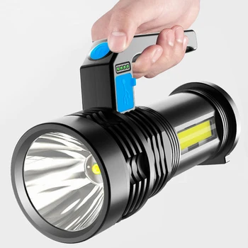 Prijenosni Led Svjetiljka USB Punjiva Kamp rad Svjetlo COB Žarulja Ugrađena Baterija Višenamjenski Svjetiljka Ručna Svjetiljka