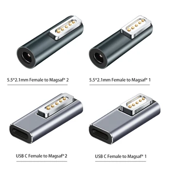 Priključak Adaptera za napajanje dc za Macbook Air Pro USB Type C Magnetski Штекерный Adapter za Magsaf* 1/2 5.5*2.1 mm Utični Priključak napajanja dc