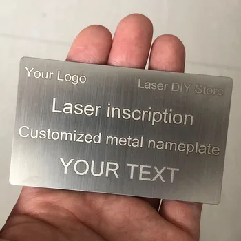 Prilagodljiv Broševi Pin Personalizirane Upisan Tekst Logo Poslovne Identifikacijske Pločica Čelična Metalna Tag Adresa Pločica Broj Vrata Kuće