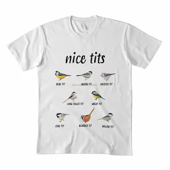 Promatranje Ptica Lijepe Sise DMN Majice Za Muškarce Majice Muške Pamučne Majice Hip-Hop Majice Majice Harajuku Vanjska Odjeća