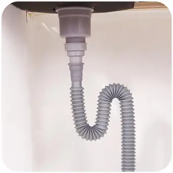 PVC Odvodnim crijevo Uvlači Pod Umivaonik vodu iz slavine i Cijevi za Produljenje Šljiva Dezodorans Teleskopska cijev Za Umivaonik Kuhinja odvodna slavina