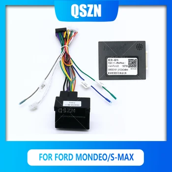 QSZN Android Canbus Box FD01 Za FORD Mondeo/S-MAX 16-PINSKI Ožičenje Energetski Kabeli Auto Radio Media Player 2 DIN