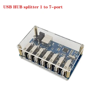 Razdjelnik USB HUB od 1 do 7-Port modula s nastavkom USB 2.0 za napajanje