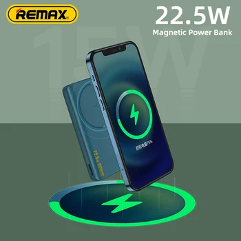 Remax 22,5 W Power Bank 10000 mah Bežični Punjač Magnetska Brzo Punjenje Vanjska Baterija Powerbank Za iPhone S Držačem