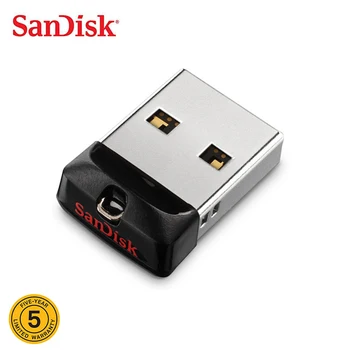 SanDisk USB Flash Drive 16 GB, 32 GB Mini Metalni usb flash pogon u USB 2 0 Memory Stick 64 GB velike brzine Mikro-Flash-Drive Za Računala