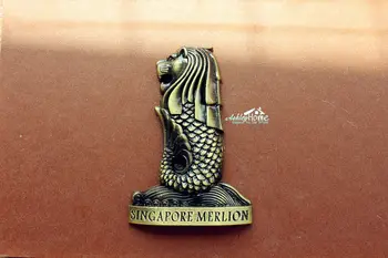 Singapur Merlion Turistički Turistički Suvenir 3D Metalni Magnet Za Hladnjak Zanatske POKLON
