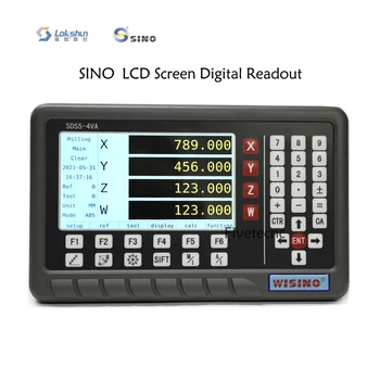 SINO SDS5-4VA Digitalni prikaz Metar 4 Osi 5 Osi LCD zaslon Opće Indikacije Stroja CNC Glodanje Tokarilica Brusilica EDM Spark