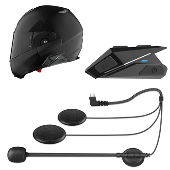 Slušalice za kacigu Blue-Tooth 5.0 Hands Free Slušalice Za Moto Kacige Glazbeni player, FM radio, Slušalice Slušalice-toki