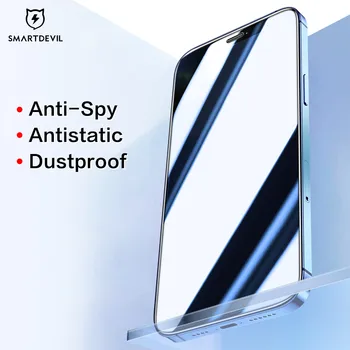SmartDevil Antistatički Zaštitne Folije Za iPhone 12 Pro Max Anti Spy Kaljeno Staklo Za iPhone 12 12 mini Potpuna Pokrivenost