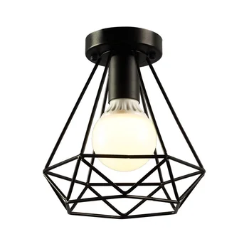 Starinski Industrijski Seljački Stropna Svjetiljka s Rumenilo, Metalna Svjetiljka, Svjetiljka je u američkom stilu, Retro-svjetiljke u rustikalnom Stilu, WY511