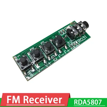 stereo FM radio modul FM prijemnik modul RDA5807 76 Mhz ~ 108 Mhz DC 3-12 v Izlaz: može se upravljati s ulazom za slušalice ili pojačalo snage