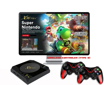Super Console X Pro 4K HD Retro Igraća konzola za PSP/PS1/ DC/N64, igraća konzola s 14000+ igrama, KODI, podrška za 2 igrača