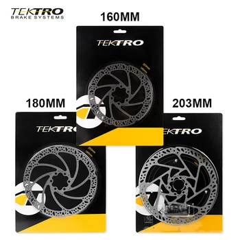 TEKTRO Biciklistička Hidraulična Disk Kočnica Rotor 160/180/203 mm Mountain Bike Topline Diska Kočnice Za MT200/M355/M395/M415