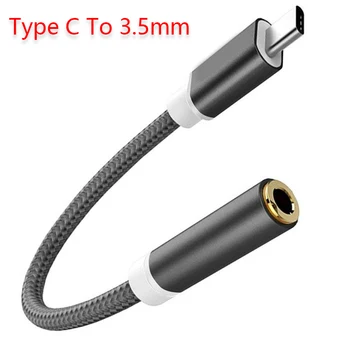 Tip C Do 3,5 mm Priključak Za slušalice, AUX i USB C Adapter Kabel Za Slušalice od 3,5 Jack Audio kabel Za Huawei P20 Xiaomi Mi 10