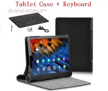 Tipkovnica za Lenovo Yoga Tab5 YT-X705 10,1 Inča Torbica za Tablet Bluetooth Tipkovnica od Umjetne Kože Smart-Torbica Zaštitna Ljuska + Ručka