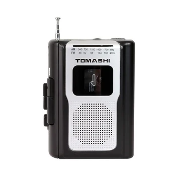 TOMASHI F-318A Prijenosni Kasetofon player Traka za snimanje FM i AM Radio, Walkman sa ugrađenim zvučnikom za Vijesti, glazbu, učenje jezika