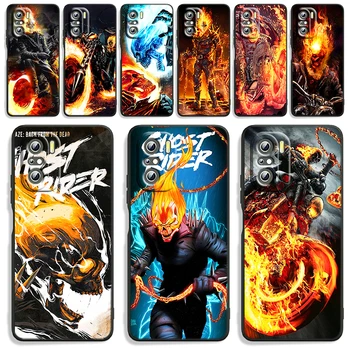 Torbica Za telefon Marvel Superhero Ghost Rider za Xiaomi Redmi Note 11 10S 10 9T 9S 9 8T 8 7 Pro Plus Max 5G Silikonska torbica od TPU