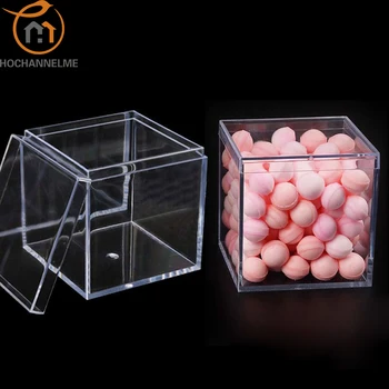 Trg Prozirna Plastična Mala Kutija od 6 Dijelova, Kristalna Kutija Za Pakiranje Prehrambenih Proizvoda, Kutija Za Vjenčanje Čokolade