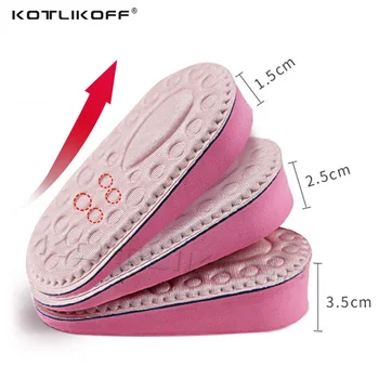 Ulošci KOTLIKOFF, pojačava rast, 1,5 cm/2,5 cm/3,5 cm, Cipele s Liftom, veća Вставная šine, Амортизирующая jastuk za Peta šalice