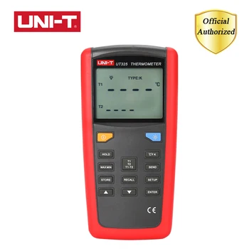 UNIT UT321 UT325 Kontaktni termometar-200 ~ 1375C Industrijska temperatura 2-KANALNI Prijava podataka Test K/J/T/E/R/S/N