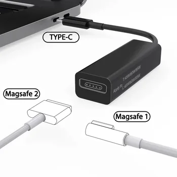 USB konverter za Punjenje adapter Type C za uređaje Magsafe 1 i 2, kompatibilan sa Macbook Pro / Air