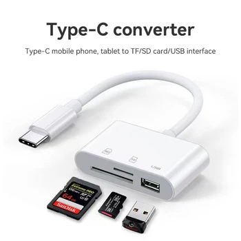 USB Type C Čitač kartica OTG Adapter USB Mikro SD/TF kartica Čitač Kartica Za iPhone Huawei Xiaomi Macbook Kabel Za Prijenos Podataka U DiskReader