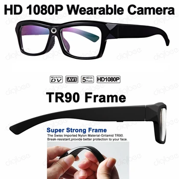 Vanjski TR90 Okvira za Naočale Pametne Naočale HD 1080P Mini-Kamera Video USB OTG Skladište espia camara gafas video snimač Za Vožnju Automobila