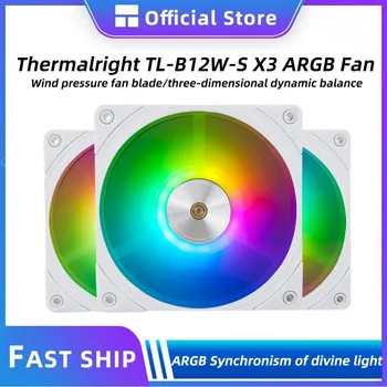Ventilator na kućištu Thermalright TL-B12W-S X3 Symphony Kit ARGB Bijela 12 cm