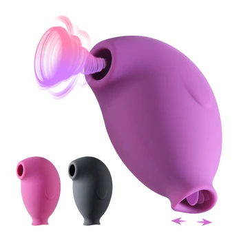 Vibrator Da Sisa Klitoris Vibracioni Maser Za Jezik Ženski Stimulator Klitorisa Seks-Igračka Za Odrasle Ženski Oralni Seks USB Punjiva