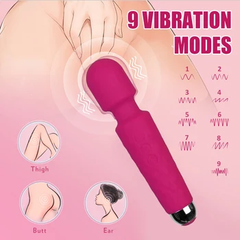 Vibrator Seks-Igračke za Žene Mini Snažan AV Čarobni Štapić Vibratori Stimulator Klitorisa Masturbator Dildo Erotske Igračke za Odrasle 18