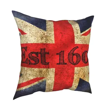 Vintage Union Jack Trg Jastučnice Home London Britanska Zastava Uk Jastučnicu Dekorativna Jastučnica 40*40 cm
