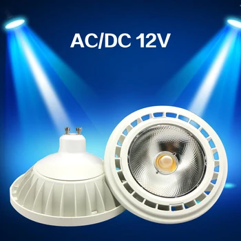 Visoka kvaliteta Super Svijetle AR111 15 W COB LED Svjetiljka AC DC 12 U QR111 G53 GU10 led svjetiljka s podesivim osvjetljenja led downlight rasvjeta