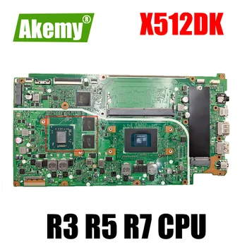 X512DK X712DK Matična ploča za laptop Asus VIVOBOOK F512DK X512D X712D Matična ploča 4G RAM R3-3200 R5-3500 R7-3700U 100% Test